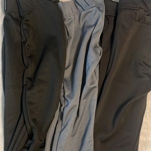 3 pairs girls softball pants YXL
